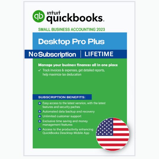 QuickBooks Desktop Pro Plus 2023 - Lifetime