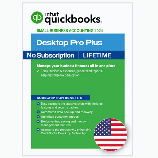QuickBooks Desktop Pro Plus 2024 - Lifetime